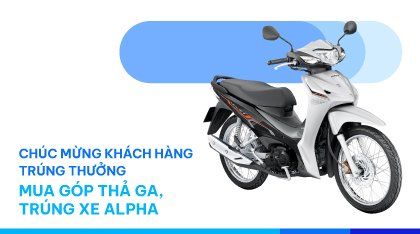 Kết quả lễ bốc thăm chương trình khuyến mại “Mua góp thả ga, trúng xe Alpha”